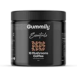 Mushroom Coffee Blend - 10 Vitalpilze, Ashwagandha, Kurkuma, Schisandra Extrakt - Zukerfrei - 250 g - ca. 38 Portionen - Veganer Pilzkaffee - Gummily