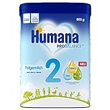 Humana PROBALANCE Folgemilch 2, nach dem 6. Monat, Babynahrung im Anschluss an das Stillen oder einer Anfangsnahrung, ideal zum Zufüttern oder als alleinige Milchnahrung, 800 g