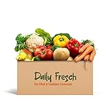 Daily Fresh Große Gemüsebox Mit Buntem Mischgemüse Minzgeschmack – 100% Leckeres und Plastikfreies Regionales Gemüse Vom Hamburger Großmarkt – Zum Leichteren Kochen Geeignet (4KG)