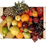 Frischer Obstkorb – frische Obstbox mit einer gesunden Auswahl an reifem Saisonobst - Vitamine und 100% plastikfreies Regionalobst vom Hamburger Markt - Leichtkoch- und Küchentauglich (6kg)