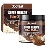 Mushroom Coffee, Instant Black Coffee, Pilzkaffee Bio, Classic Instant Kaffee, Verbesserter Fokus, Steigende Lmmunität, Verbesserte Energie - 180g