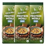 Biozentrale Müsli Protein Pur - 1,125 kg - Bio mit Honig - Als Frühstückszerealien oder zwischendurch