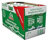 Berchtesgadener Land Haltbare Bergbauern-Milch, 1.5% Fett, 12er Pack (12 x 1 l)