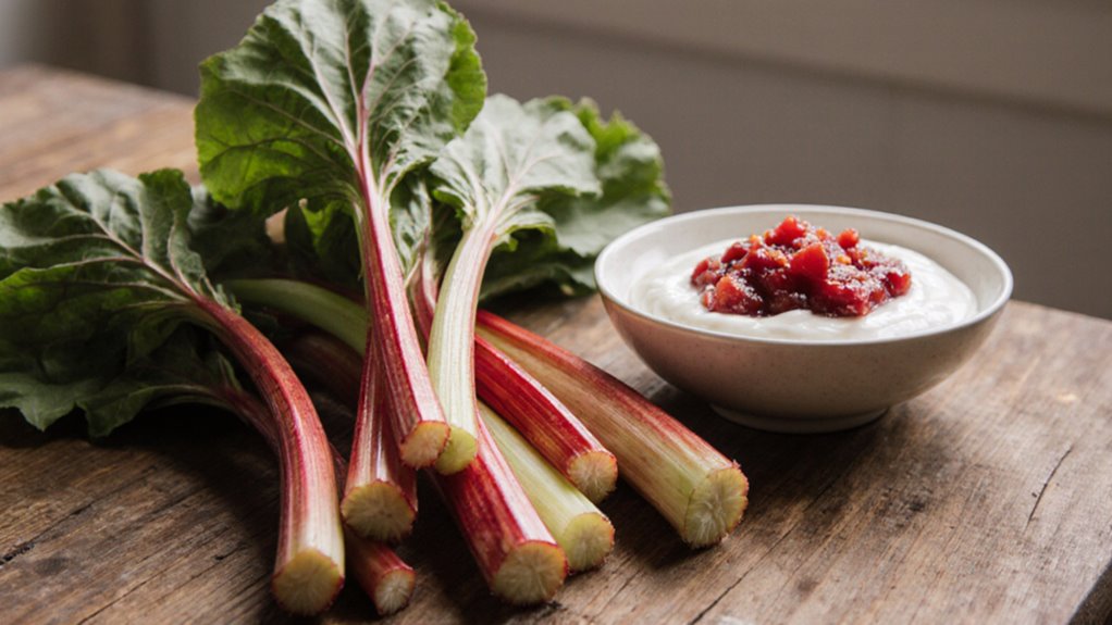 Rhabarber Gemüse kulinarisches Obst